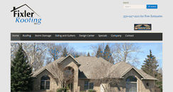 Desktop Screenshot of fixlerroofing.com