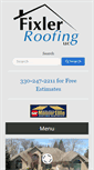 Mobile Screenshot of fixlerroofing.com